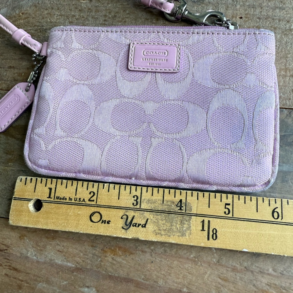 Coach Lavender Wristlet
